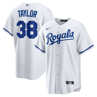 Kansas City Royals Josh Taylor White Home Replica Player Jersey