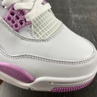 Sneakers, White Pink Colorway, Leather Footwear, Lace Up Design, Casual Gift for Sneaker Fans