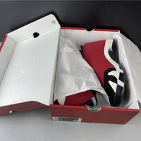 Sneakers, White Black Red Colorway, Lace Up Design, Casual Gift for Sneaker Fans