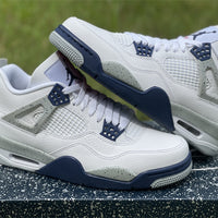 Sneakers, Navy Colorway, Lace Up Design, Casual Gift for Sneaker Fans