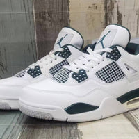 Mid Top Sneakers, White Green Colorway, Lace Up Design, Casual Gift for Sneaker Fans