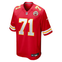 Kansas City Chiefs Josh Simmons Red Game Jersey