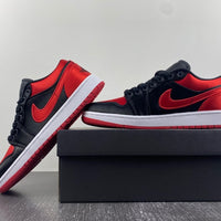 Low Top Sneakers, Black Red Colorway, Lace Up Design, Casual Gift for Sneaker Fans