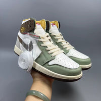 High Top Sneakers, White Colorway, Lace Up Design, Casual Gift for Sneaker Fans