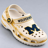 MICH Gilded Cream - Block Letter Statement Clogs