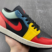 Low Top Sneakers, Multicolor Colorway, Lace Up Design, Casual Gift for Sneaker Fans