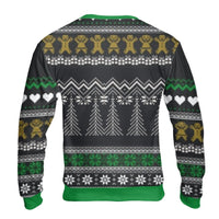 Humorous Italian Holiday Sweater, Italian Christmas Donkey Ugly Sweater, Heritage Donkey Christmas Sweatshirt, Ugly Crewneck Party Sweater