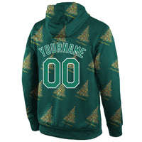 Personalized Name and Number Holiday Sweatshirt, Custom Christmas Sports Hoodie, Festive Team Pullover Hoodie, Winter Game Day Fan Hoodie