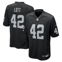 Las Vegas Raiders Ronnie Lott Black Game Retired Player Jersey
