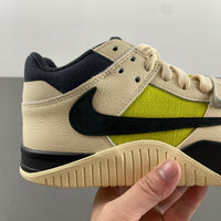 Low Top Sneakers, Green Yellow Colorway, Lace Up Design, Casual Gift for Sneaker Fans