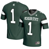 #1 Michigan State Spartans Endzone Football Jersey - Green