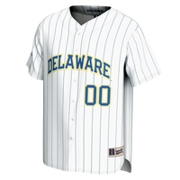 Delaware Fightin' Blue Hens NIL Pick-A-Player Baseball Lightweight Jersey - White