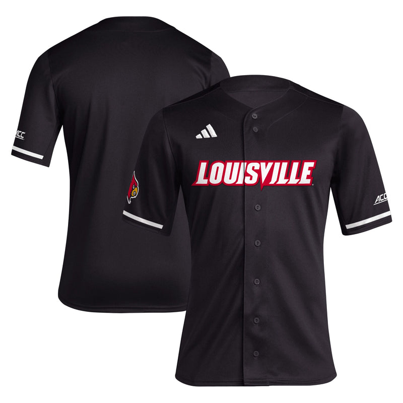 Black Louisville Cardinals Replica Baseball Jersey