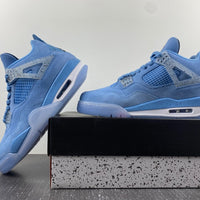 Retro Sneakers, Blue Colorway, Leather Footwear, Lace Up Design, Casual Gift for Sneaker Fans