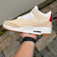 Low Top Sneakers, Beige White Colorway, Lace Up Design, Casual Gift for Sneaker Fans