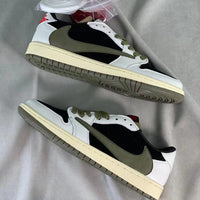 Low Top Sneakers, White Black Green Colorway, Reverse Hook Design, Lace Up Design, Casual Gift for Sneaker Fans