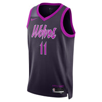 Minnesota Timberwolves 2025/26 City Edition Swingman Jersey - Black - Naz Reid