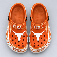 TEX Burnt Orange - Longhorn Emblem Clog Study