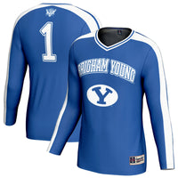 BYU Cougars #1 Lightweight Volleyball Fashion Jersey - Royal