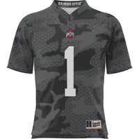 #1 Ohio State Buckeyes Camo Football Jersey - Black