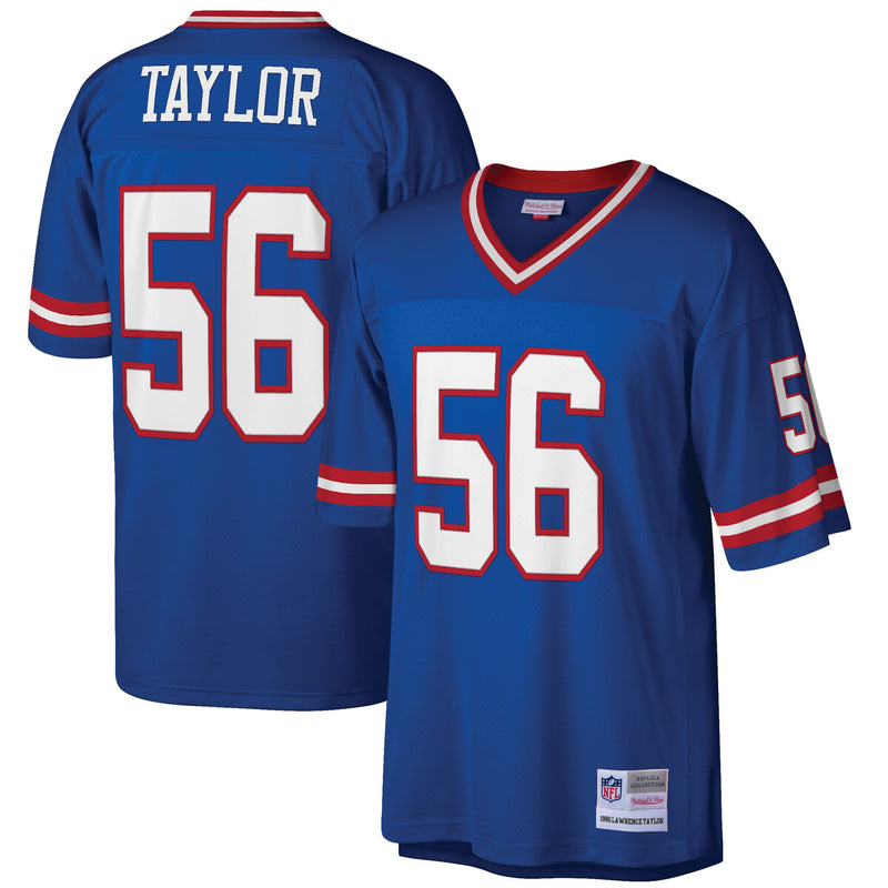 New York Giants Lawrence Taylor Royal Big & Tall 1986 Retired Player Replica Jersey