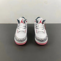Low Top Sneakers, White Pink Gray Colorway, Lace Up Design, Casual Gift for Sneaker Fans