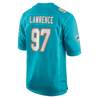 Miami Dolphins Rashard Lawrence Aqua Team Game Jersey
