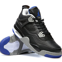 Sneakers, Blue Black Colorway, Lace Up Design, Casual Gift for Sneaker Fans