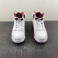 High Top Sneakers, White Black Red Colorway, Leather Footwear, Lace Up Design, Casual Gift for Sneaker Fans