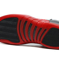 Sneakers, Black Red Colorway, Lace Up Design, Casual Gift for Sneaker Fans