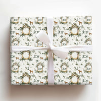 Christian Joy Manger Wrapping Paper, Nativity Christmas Wrapping Paper, Religious Holiday Gift Wrap, Church Donkey Wrapping Paper, Xmas Roll