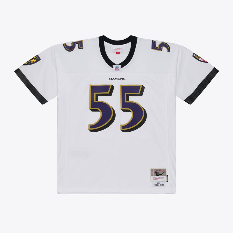 Baltimore Ravens Terrell Suggs White 2003 Legacy Replica Player Jersey