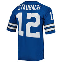 Dallas Cowboys 1971 Roger Staubach Royal Authentic Throwback Retired Player Jersey