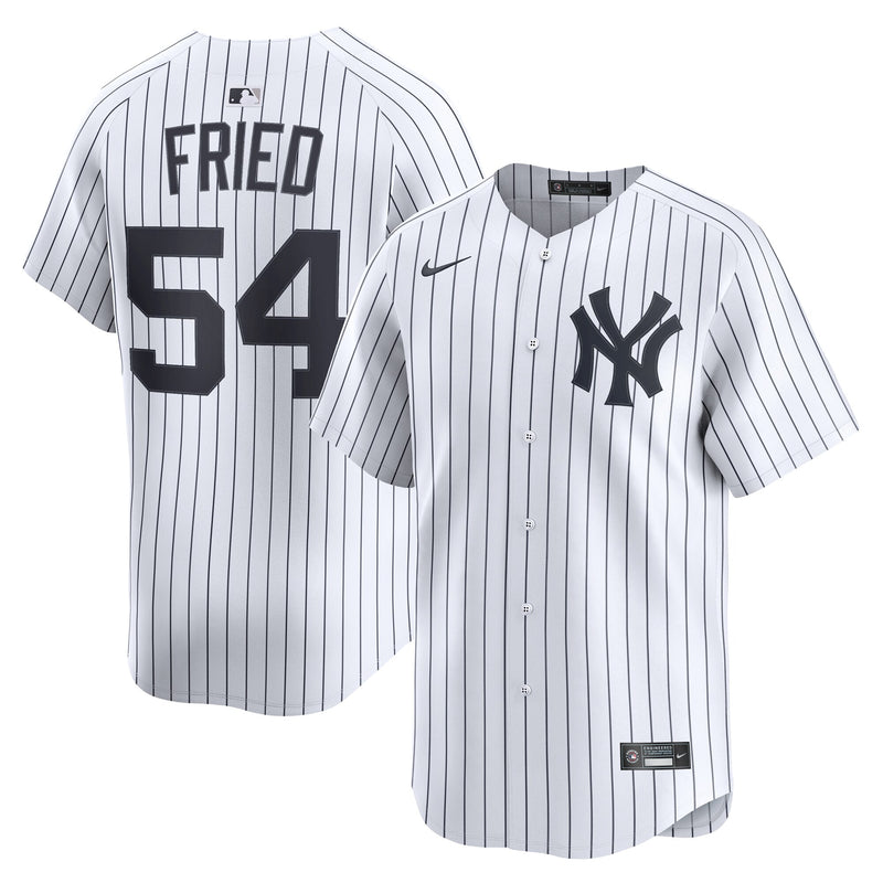 New York Yankees Max Fried White Home Limited Player Jersey
