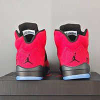 High Top Sneakers, Red Black Colorway, Lace Up Design, Casual Gift for Sneaker Fans
