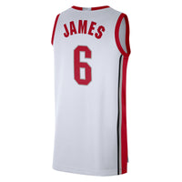LeBron James White Ohio State Buckeyes Limited Basketball Jersey