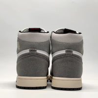 High Top Sneakers, Gray Black Colorway, Lace Up Design, Casual Gift for Sneaker Fans
