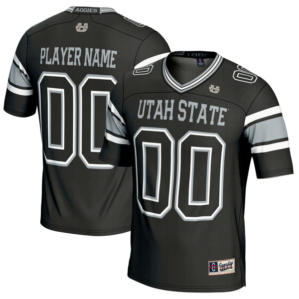 Utah State Aggies NIL Pick-A-Player Football Jersey - Black