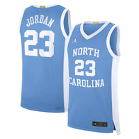 Michael Jordan Carolina Blue North Carolina Tar Heels Road Replica Basketball Jersey