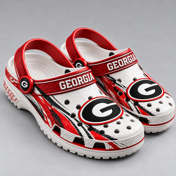 UGA Red Line Study - Collegiate Graphic Clogs - main