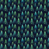 Winter Evergreen Holiday Gift Wrap, Forest Pine Tree Christmas Wrapping Paper, Watercolor Pine Tree Wrapping Paper, Rustic Winter Gift Wrap