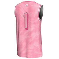 #1 UChicago Maroons Lightweight Basketball Fashion Jersey - Pink