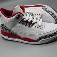 Low Top Sneakers, White Red Colorway, Lace Up Design, Casual Gift for Sneaker Fans