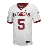 #5 Arkansas Razorbacks Untouchable Football Jersey – White
