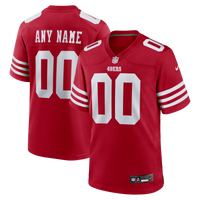 San Francisco 49ers Scarlet Custom Jersey