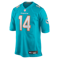 Miami Dolphins Quinn Ewers Aqua Team Game Jersey
