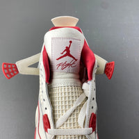 Low Top Sneakers, Off White Red Colorway, Valentine Design, Lace Up Design, Casual Gift for Sneaker Fans