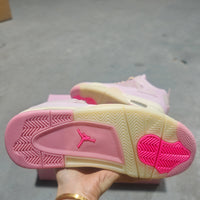 Mid Top Sneakers, Red Pink Colorway, Lace Up Design, Casual Gift for Sneaker Fans