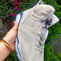 Sneakers, Blue Gray Colorway, Lace Up Design, Casual Gift for Sneaker Fans