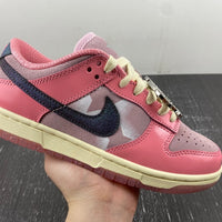 Low Top Sneakers, Pink Colorway, Lace Up Design, Casual Gift for Sneaker Fans